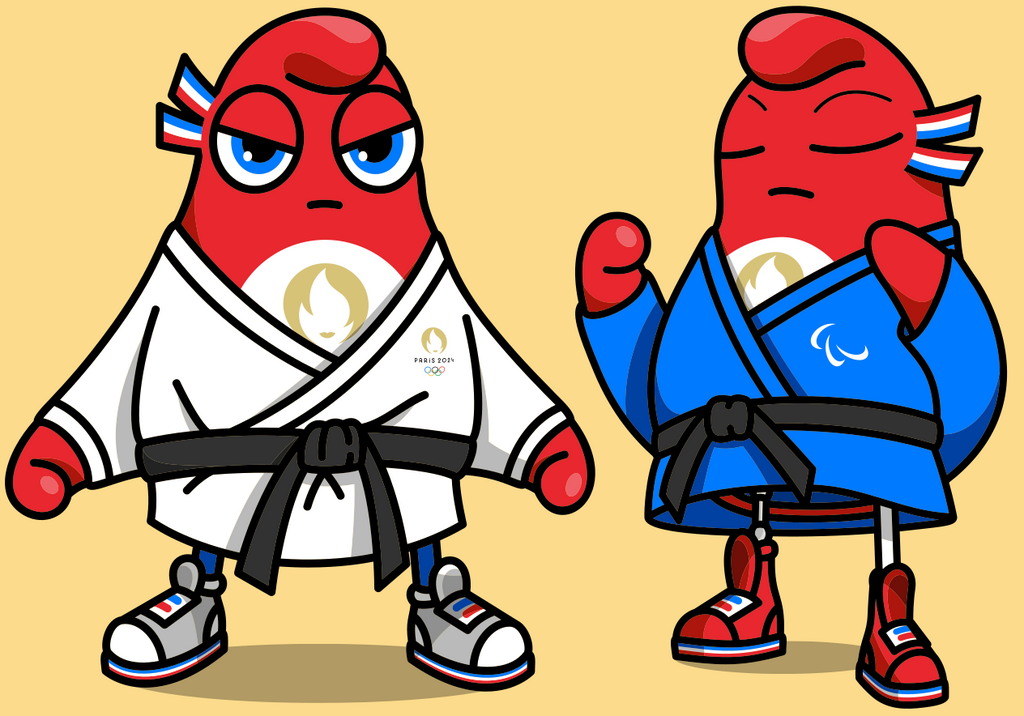 La mascotte des JO en judoka Metz Judo