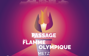 Animation pour le passage de la flamme olympique