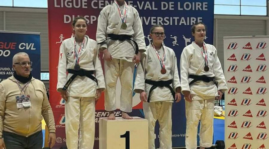 Lucille sur un podium national